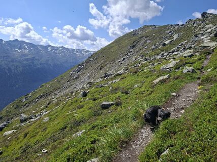 Photo de Gustl le long du parcours