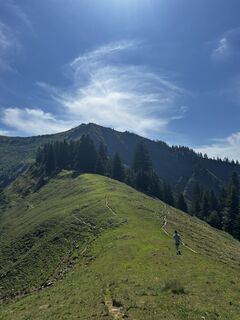 Foto von Josef Wohlgenannt entlang der Tour