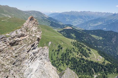 Aussicht Bergtour Hinterer Heuberg