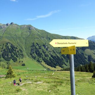 Der Weg zur Stanzscharte und weiter in das Raurisertal ist nicht zu verfehlen.