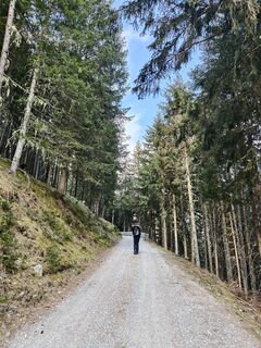 Foto von Andrea Treichl entlang der Tour