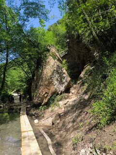 Foto von Mirco moretti entlang der Tour