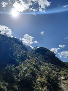 Foto de Sabine Steuxner a lo largo del recorrido