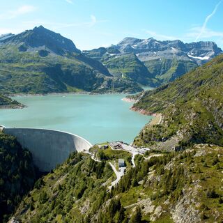 Col de la Gueulaz mit Emosson Staudamm
