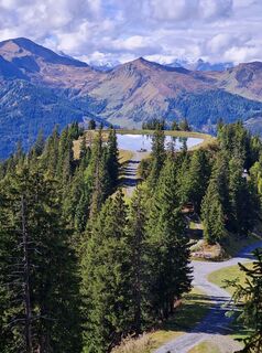 Photo de Andrea Grilnberger le long du parcours