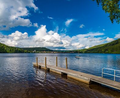 Titisee mit Blick zum Ort Titisee