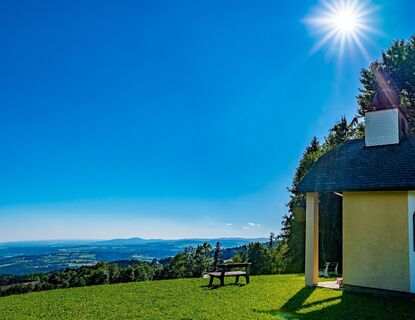 Ausblick Kapelle Hohenau Gemeinde Dechantskrichen in der Oststeiermark