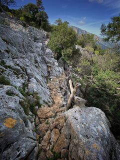 Photo de Giacomo le long du parcours
