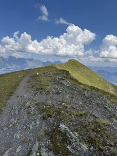 Foto von Andrea Omlin entlang der Tour
