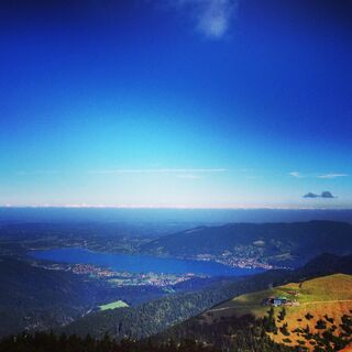 Blick vom Hirschberg-Gipfel