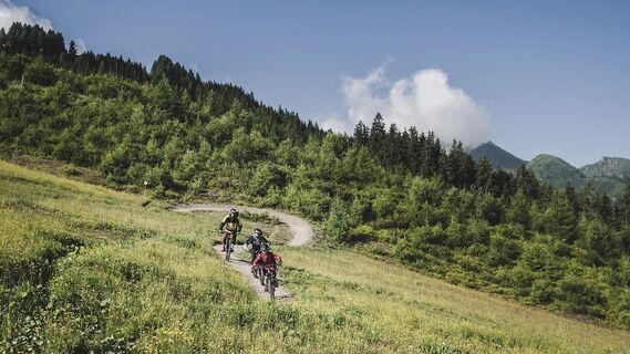 Bikespaß für die ganze Familie am Maiskogel-Trail