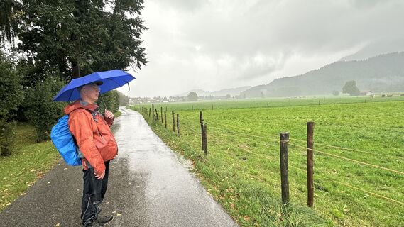 Foto de Dr. Ilka Lutz a lo largo del recorrido
