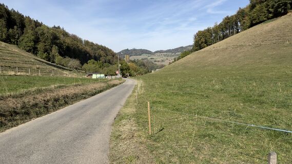 Foto von Peter Burki entlang der Tour