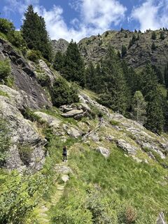 Foto von Gerhard Mack entlang der Tour