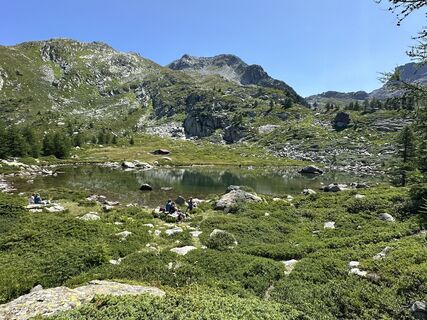 Photo de Heinrich Mocellini le long du parcours