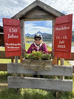 Foto von Conny Wicki entlang der Tour