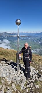 Foto van Burkhard Vetsch langs de tour