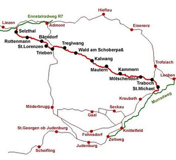 Plan Rastlandradweg R15