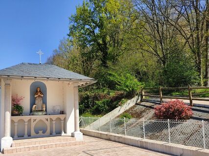 Abfahrt Weg Scheune