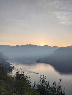Photo de Daniele Berini le long du parcours