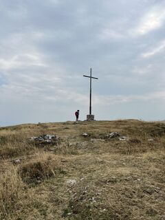 Photo de Laurence Fournier le long du parcours