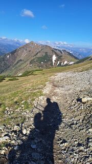 Fotografia z Aga M na trase