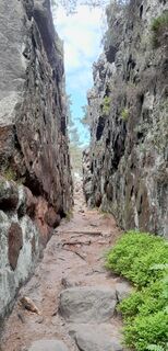 Photo de Steffen Evi Sacher le long du parcours