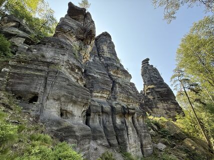 Foto von Norbert Herbig entlang der Tour