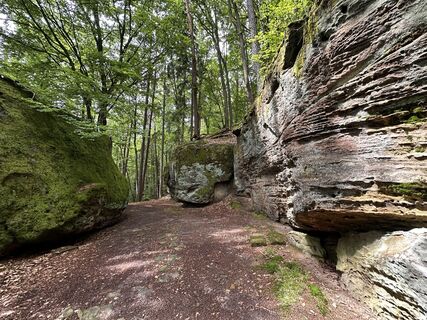 Foto de Norbert Herbig a lo largo del recorrido