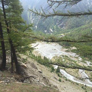 Blick zum Gletschersee