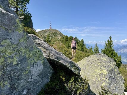 Photo de Thomas Ferk le long du parcours