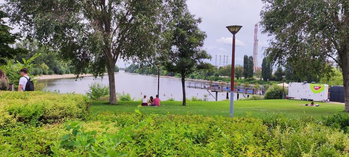 Foto von Mária Borsos entlang der Tour