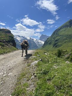 Photo de Martin Reinhard le long du parcours