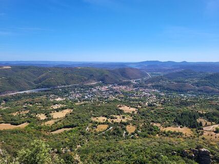 Blick vom Plateau du Grézac