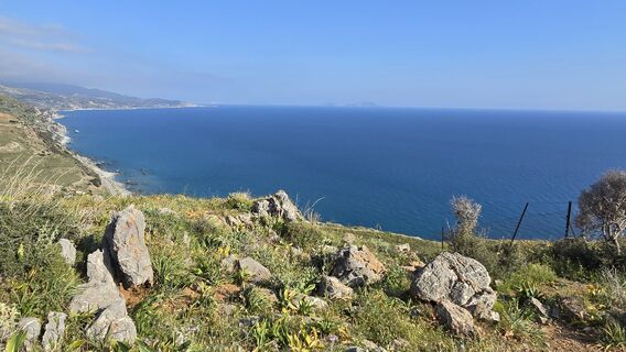 Zdjęcie z Katja Senkel wzdłuż trasy