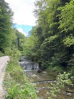 Foto von Heinz Sperl entlang der Tour