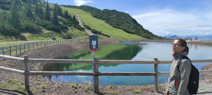 Photo de Wolfgang Kleewein le long du parcours