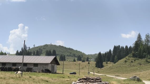 Foto von Lucio Belliboni entlang der Tour