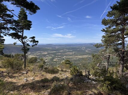 Photo de Andrea Loew le long du parcours