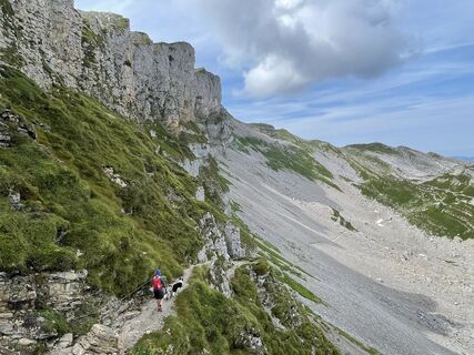Foto von Bettina Duldner entlang der Tour
