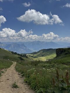 Foto von Andrea Omlin entlang der Tour