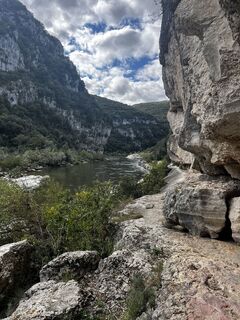 Foto von Lea Bouvas entlang der Tour