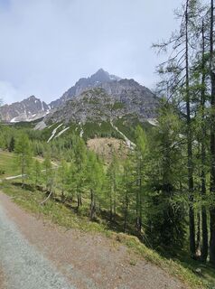 Foto von Florian entlang der Tour