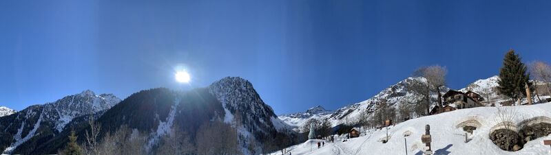 Photo de Toni Lerda le long du parcours