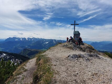 Foto de Hans Wimmer a lo largo del recorrido