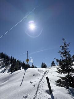 Foto von Heinz Sperl entlang der Tour