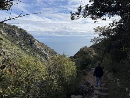 Photo de Christian Husek le long du parcours
