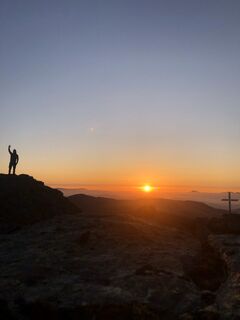 Foto von Martina Kofler entlang der Tour