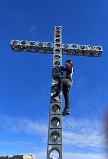 Zdjęcie z Anna Lenart wzdłuż trasy