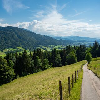 Auf dem Weg zu den Eibele Wasserfällen